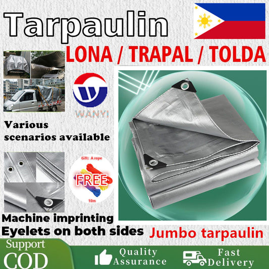 Tear-resistant trapal waterproof Tarpaulin durable lona trapal tolda Trapal lona Tarp used for carpat & equipment cover