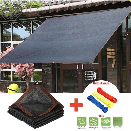Black Sunshade Net screen Thickened Encryption Greenhouse Cover Wholesale Household Agricultural Car Courtyard Shading