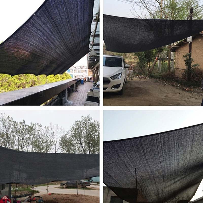 Black Sunshade Net screen Thickened Encryption Greenhouse Cover Wholesale Household Agricultural Car Courtyard Shading