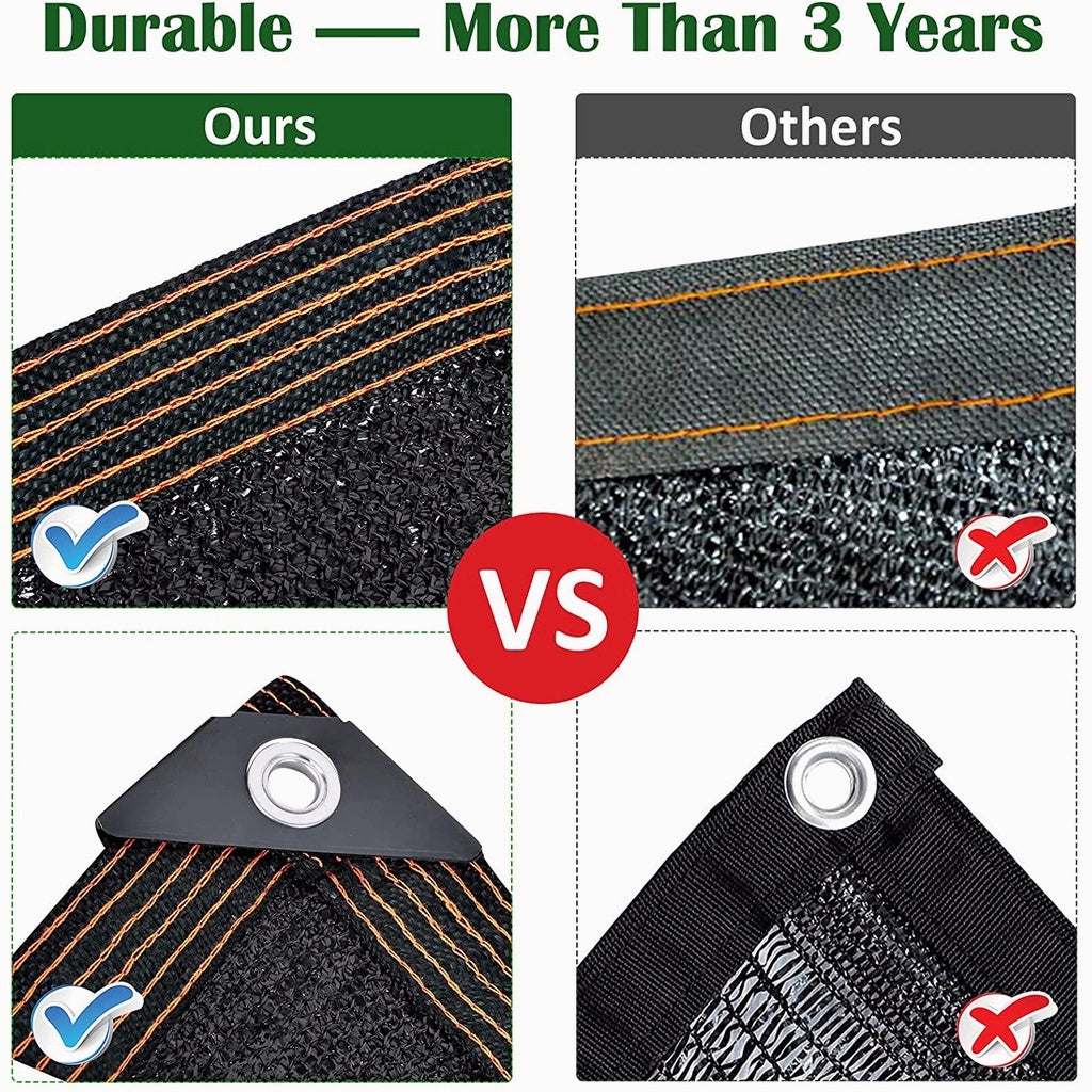 Black Sunshade Net screen Thickened Encryption Greenhouse Cover Wholesale Household Agricultural Car Courtyard Shading