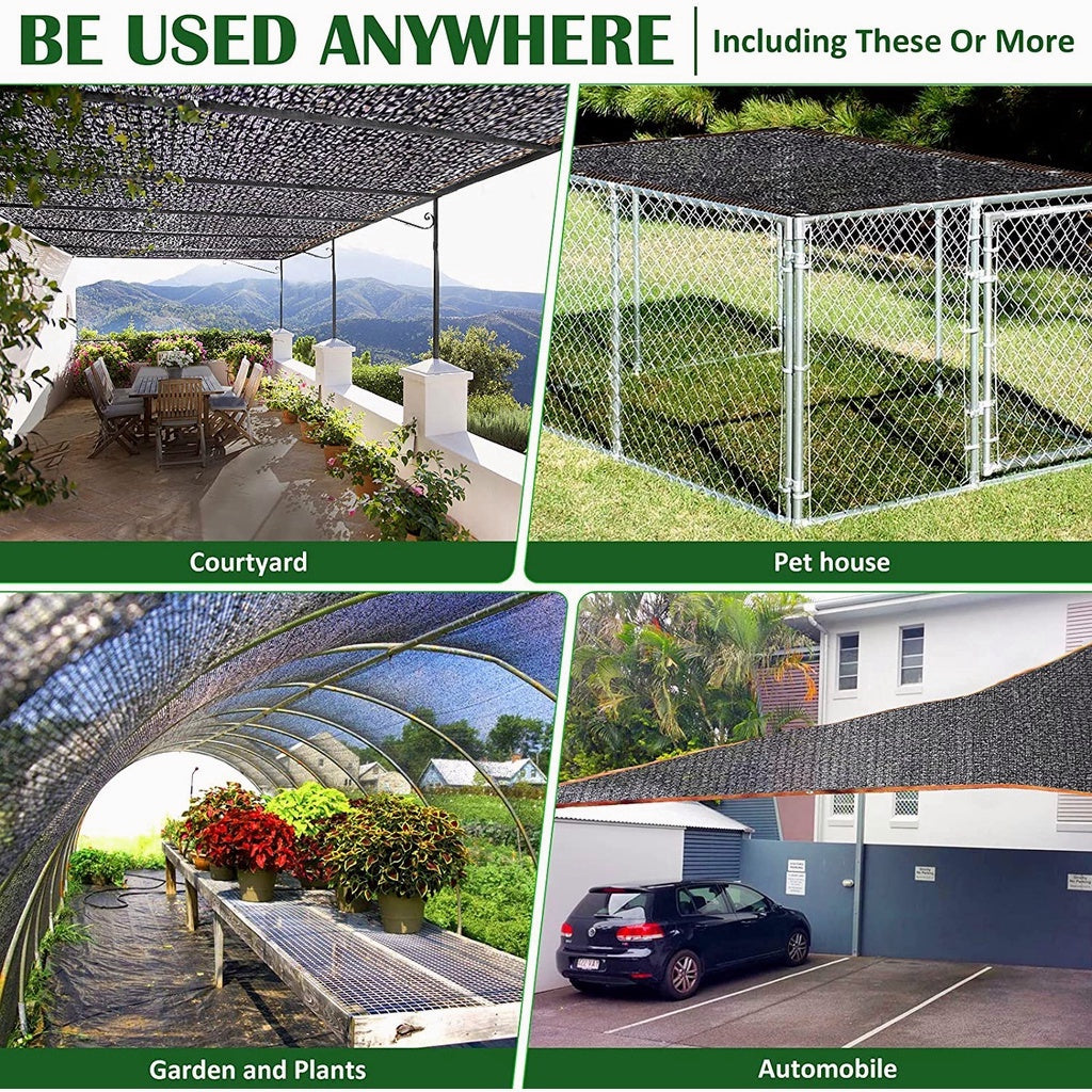 Black Sunshade Net screen Thickened Encryption Greenhouse Cover Wholesale Household Agricultural Car Courtyard Shading